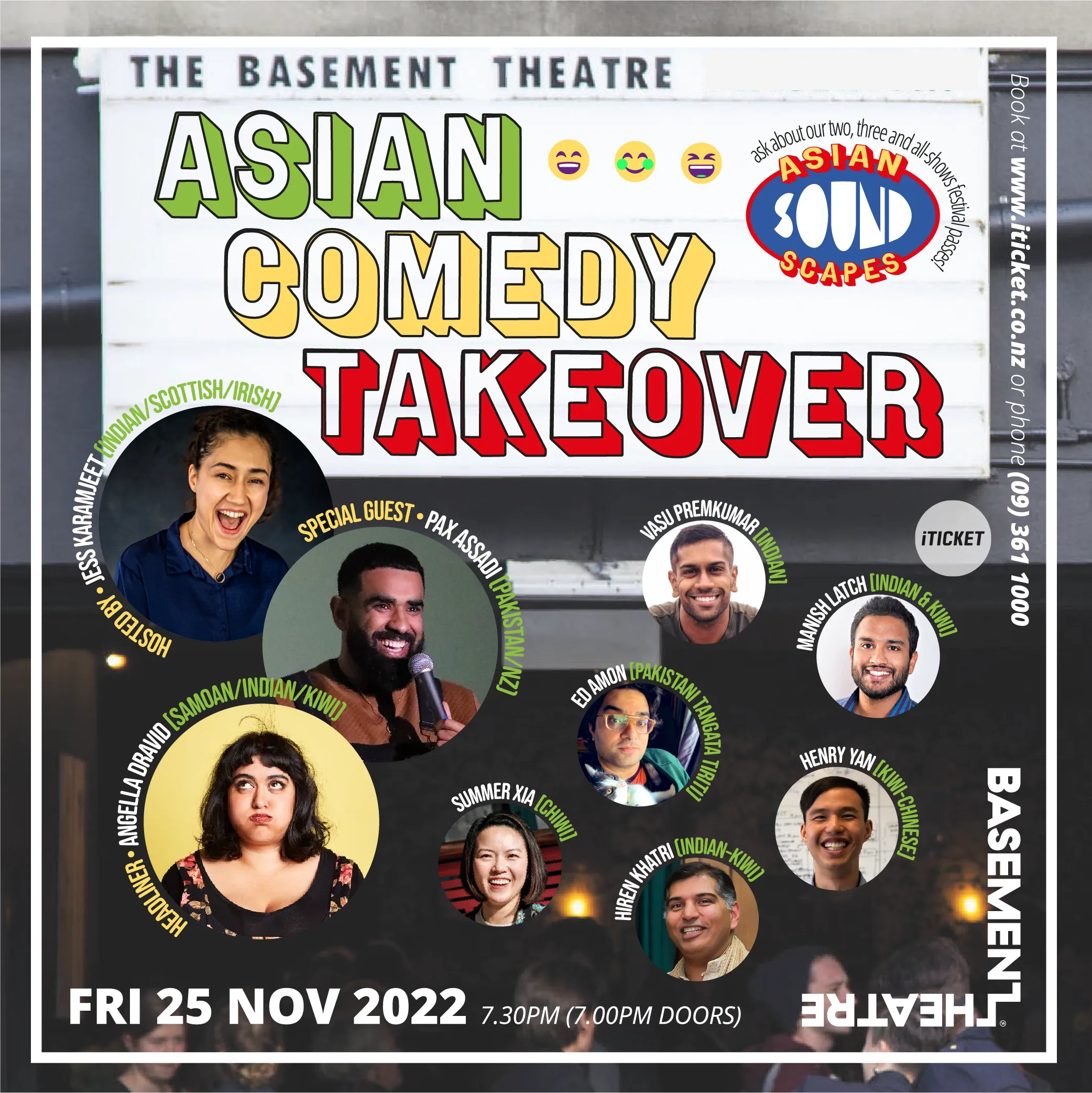 Asian Comedy Takeover show tile — Fri 25 Nov 2022